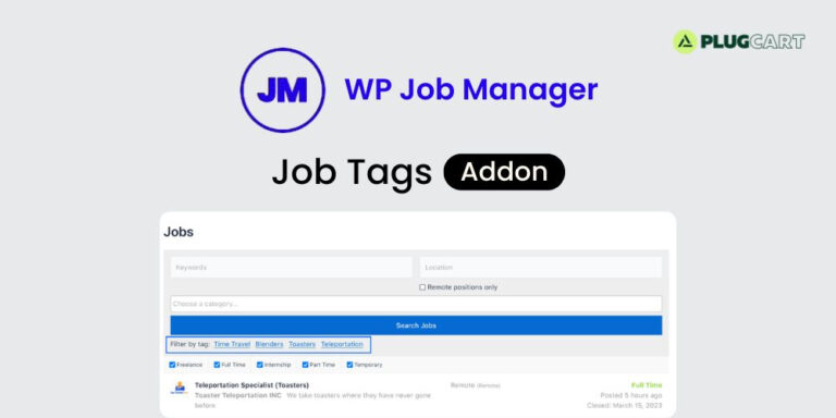 WP Job Manager Job Tags Addon 1.4.6