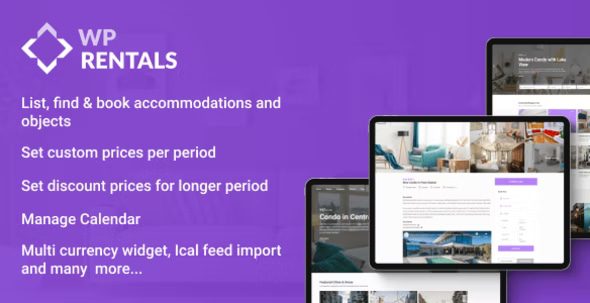 WP Rentals - Booking Accommodation WordPress Theme 3.14.2