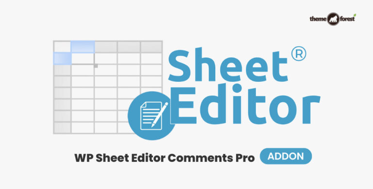 WP Sheet Editor Comments Pro Addon 1.1.40