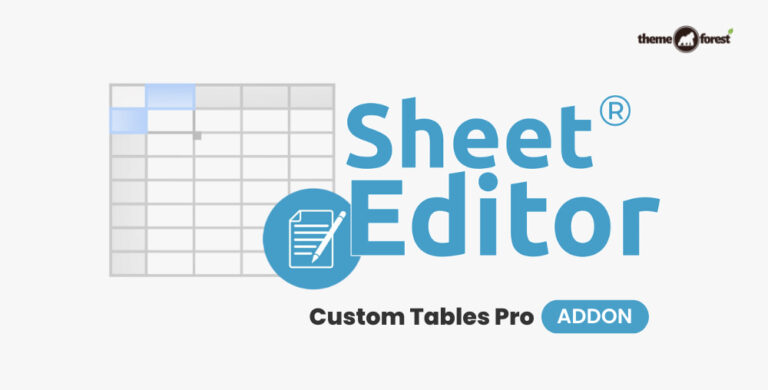 WP Sheet Editor Custom Tables Pro Addon 1.2.25