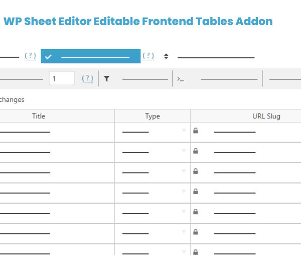WP Sheet Editor Editable Frontend Tables Addon 2.4.45