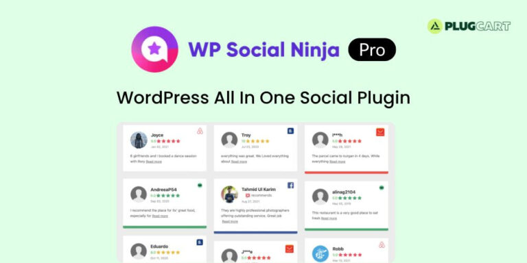WP Social Ninja Pro – WordPress All In One Social Plugin 4.0.1