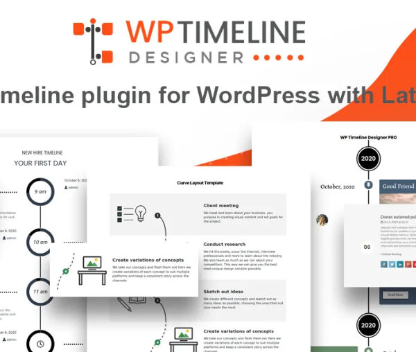 WP Timeline Designer Pro - WordPress Timeline Plugin 1.4.6