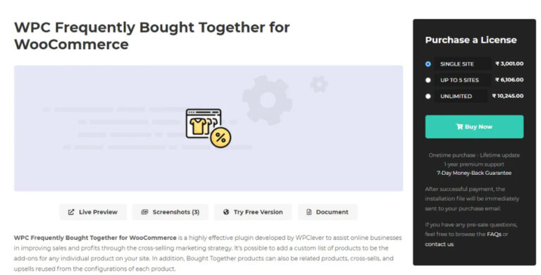 WPC Frequently Bought Together For WooCommerce 7.7.5