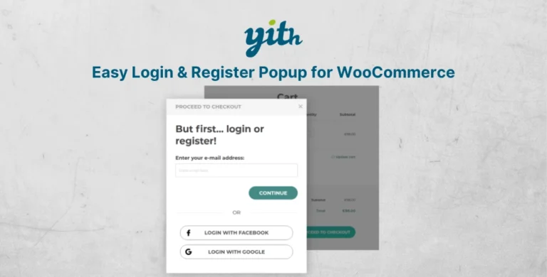 YITH Easy Login & Register Popup For WooCommerce 2.9.0