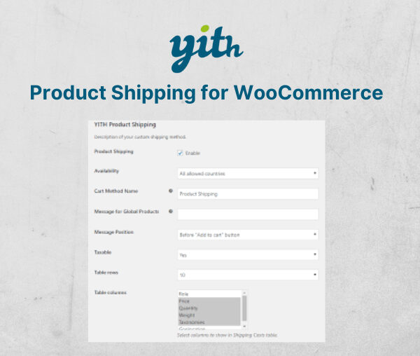 YITH Product Shipping for WooCommerce Premium 1.31.1