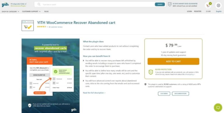 YITH WooCommerce Recover Abandoned Cart 3.14.0