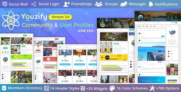 Youzify (formerly Youzer) - BuddyPress Community & WordPress User Profile Plugin 3.6.1