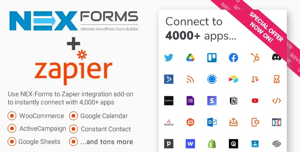 Zapier Integration for NEX-Forms 1.0.0