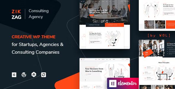 ZikZag - Consulting & Agency WordPress Theme 1.4.12