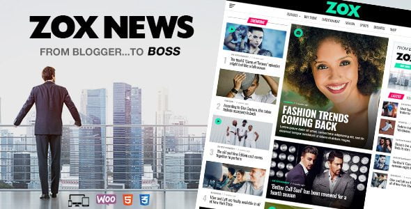 Zox News - Professional WordPress News & Magazine Theme 3.17.1